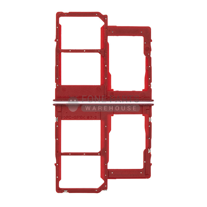 For Galaxy A31 (A315) Replacement Sim Tray [ Prism Crush Red]