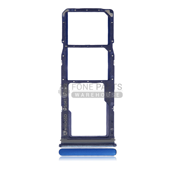 For Galaxy (A920) Replacement Sim + SD Card Tray [Blue]