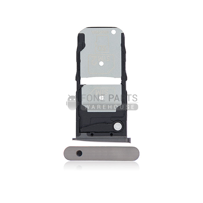 For Motorola Z3 Play Replacement Sim and SD Card Holder Tray [Black]