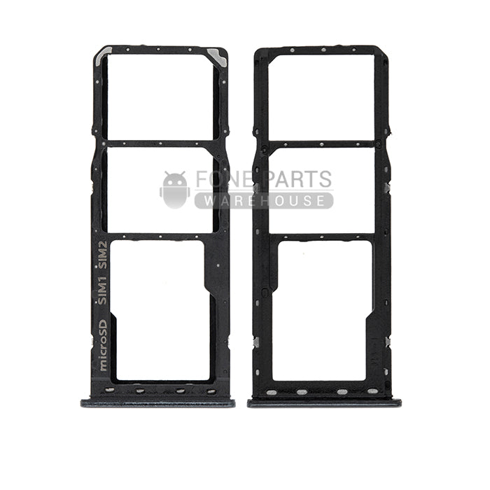 For Galaxy A20 (A205)/ A30 (A305) / A50 (A505) Replacement Dual Sim Card Holder [Black]