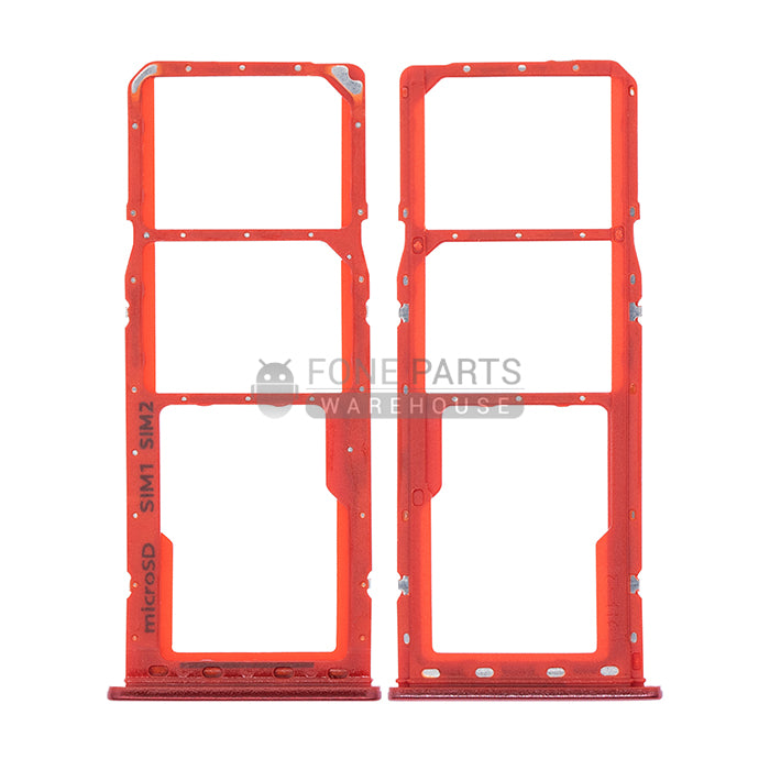 For Galaxy A20 (A205)/ A30 (A305) / A50(A505) Replacement Dual Sim Card Holder [Orange]