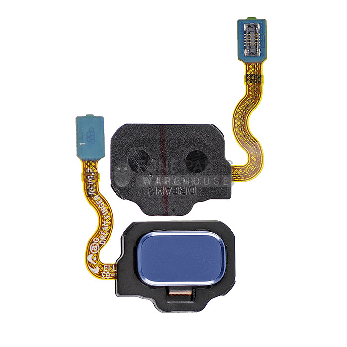 For Galaxy S8 Plus Fingerprint Sensor Flex Cable With Touch ID [Blue]