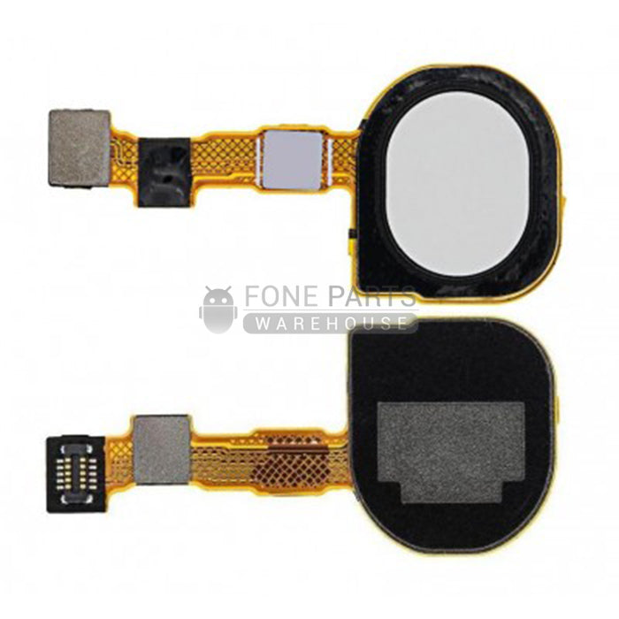 For Galaxy A11(A115) Fingerprint Sensor Flex Cable With Touch ID [White]