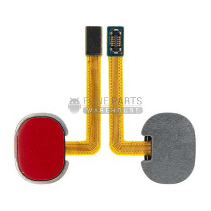 For Galaxy A20 (A205) Fingerprint Sensor Flex Cable With Touch ID [RED]