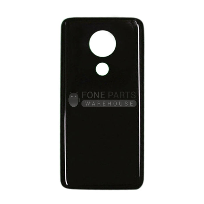 For Motorola G7 Power Replacement Battery Cover in [Ceramic Black]