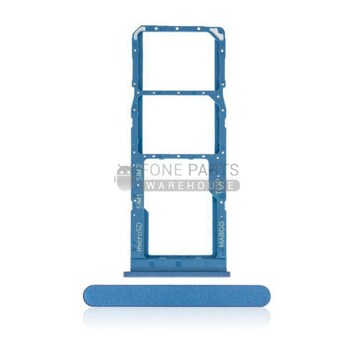 For A12 Nacho (SM-A127) Replacement Sim Tray [Blue]