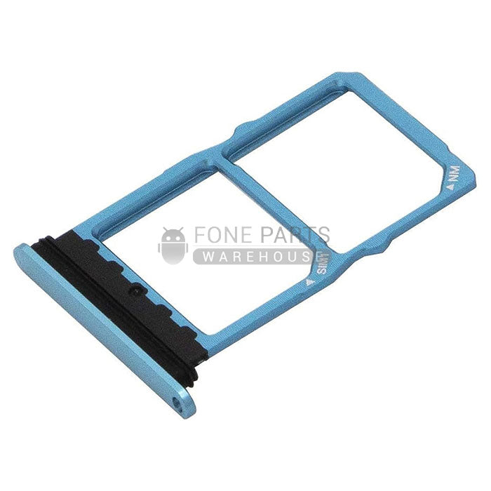 For For Huawei P30 Pro Replacements Sim Tray Holder [Arora Blue]