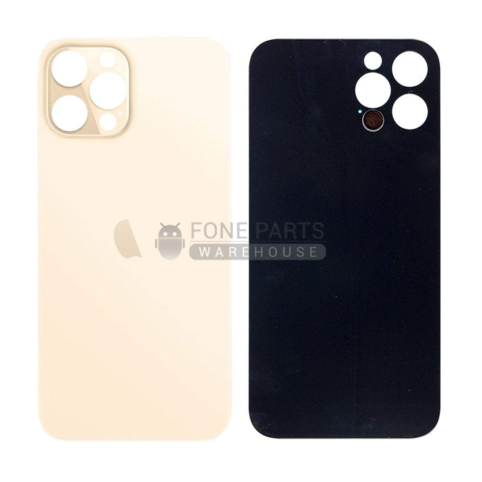 For IPhone 12 Pro Max Replacement Rear Cover Glass [Gold]