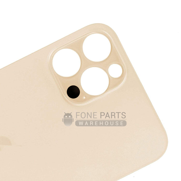 For IPhone 12 Pro Max Replacement Rear Cover Glass [Gold]