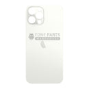 For IPhone 12 Pro Max Replacement Rear Cover Glass [Silver]