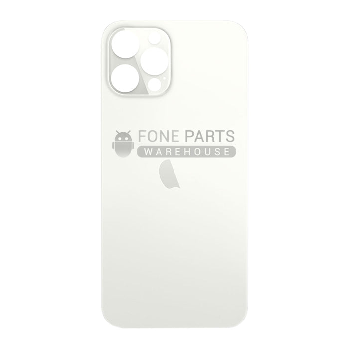 For IPhone 12 Pro Max Replacement Rear Cover Glass [Silver]