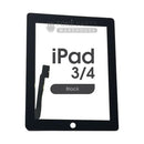 For iPad 4 Replacement Touch Digitizer Glass with Home Button and Adhesive in [Black][Original]