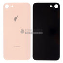 For IPhone 8 Replacement Rear Cover Glass Big Hole[Rose Gold]