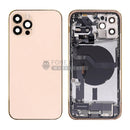 For IPhone 12 Pro Genuine Housing With Parts in [Gold] (Grade A Condition Taken From 14 Days Used Phone)