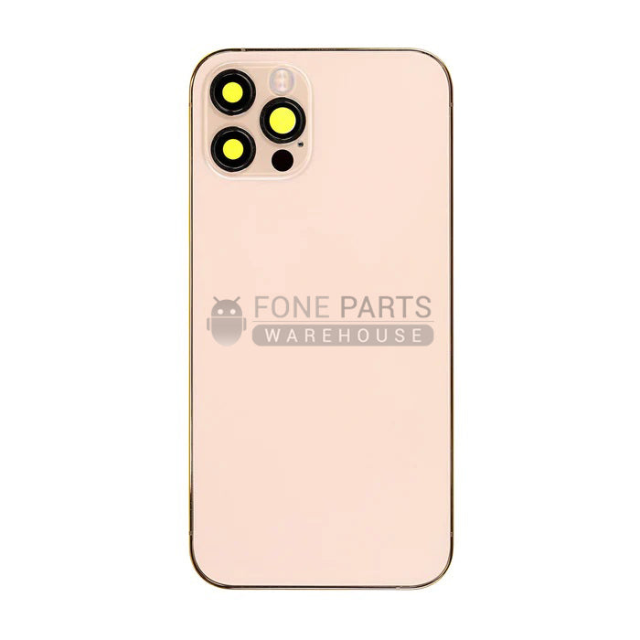 For IPhone 12 Pro Genuine Housing With Parts in [Gold] (Grade A Condition Taken From 14 Days Used Phone)