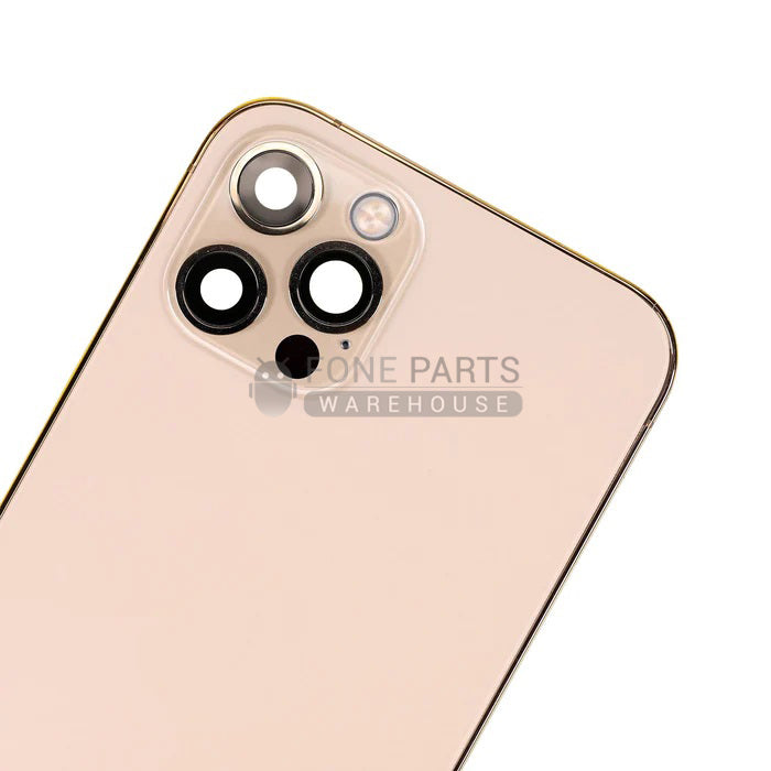 For IPhone 12 Pro Genuine Housing With Parts in [Gold] (Grade A Condition Taken From 14 Days Used Phone)