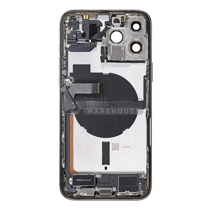 For IPhone 13 Pro Max Genuine Housing With Parts in [Gold] (Grade A Condition Taken From 14 Days Used Phone)