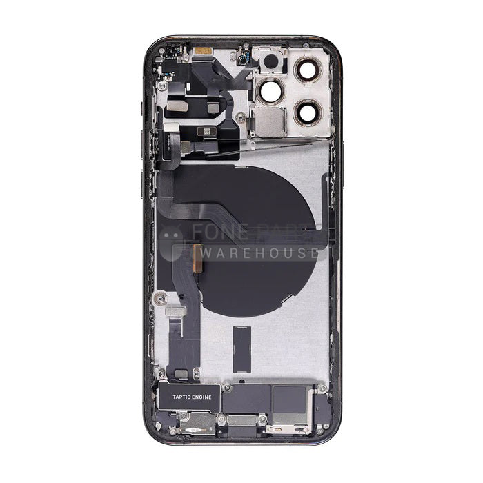 For IPhone 12 Pro Genuine Housing With Parts in [Graphite] (Grade A Condition Taken From 14 Days Used Phone)