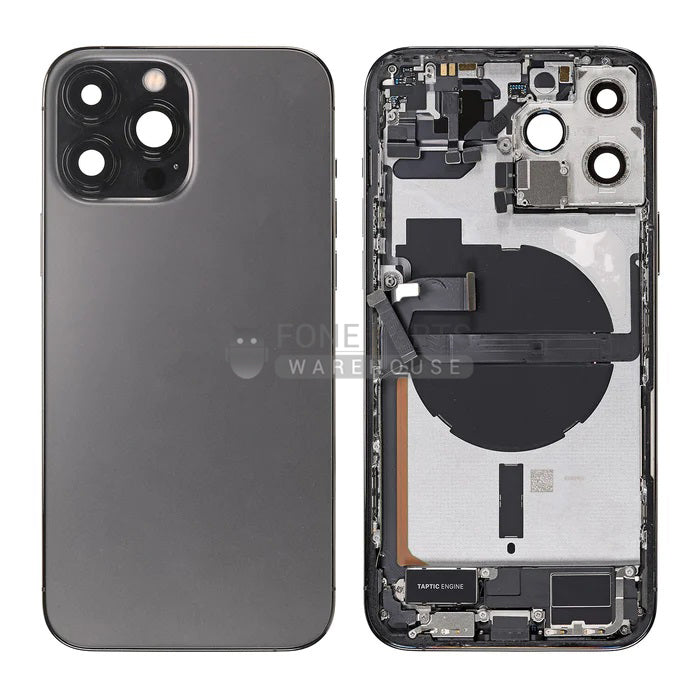 For IPhone 13 Pro Max Genuine Housing With Parts in [Graphite] (Grade A Condition Taken From 14 Days Used Phone)