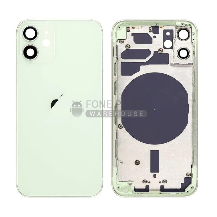 For IPhone 12 Mini Genuine Housing With Parts in [Green] (Grade A Condition Taken From 14 Days Used Phone)