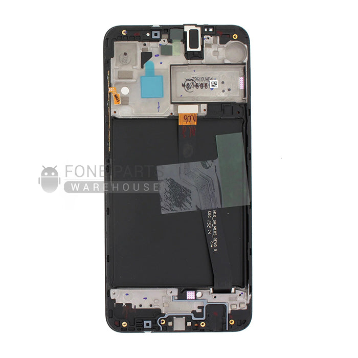 For Galaxy A10 (A105) LCD Screen With Touch Digitizer and Frame (Service Pack) [Black]