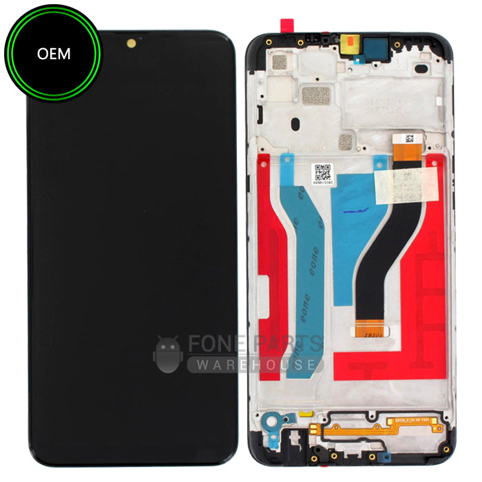 For Galaxy A10s (A107) LCD Screen Digitizer With Frame [OEM] [Black]