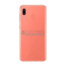 For Galaxy A20 (A205) Replacement Battery Back Cover [Coral Orange]