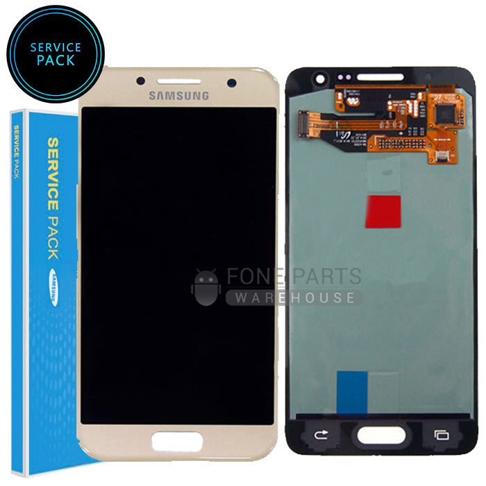 Galaxy A300 LCD Screen With Touch Digitizer Assembly (Genuine Service Pack) [Gold]