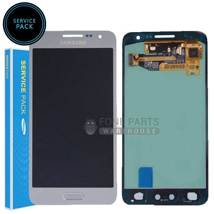 Galaxy A300 LCD Screen With Touch Digitizer Assembly (Genuine Service Pack) [SILVER]