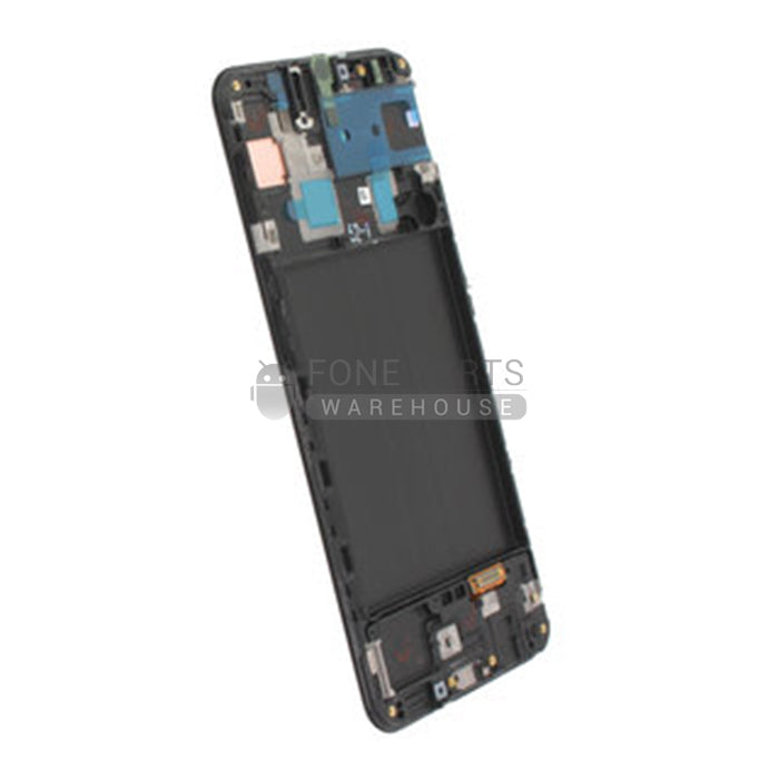 For Galaxy A30 (A305) LCD Screen With Touch Digitizer and Frame Assembly (Service Pack) [Black]