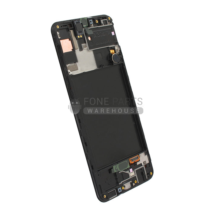 For Galaxy A30s (A-307) LCD Screen Digitizer Assembly With Frame [OEM] [Black]