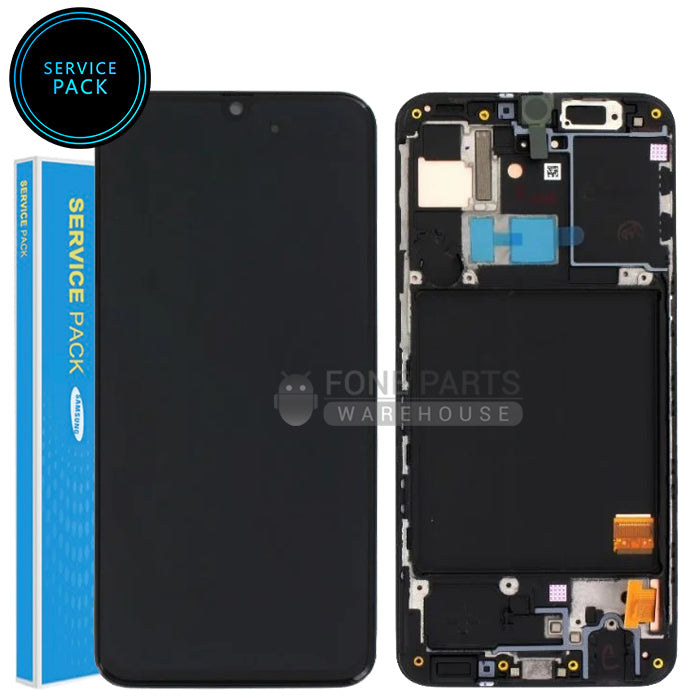 For Galaxy A31 (A315) LCD Screen With Touch Digitizer Assembly and Frame (Genuine Service Pack)