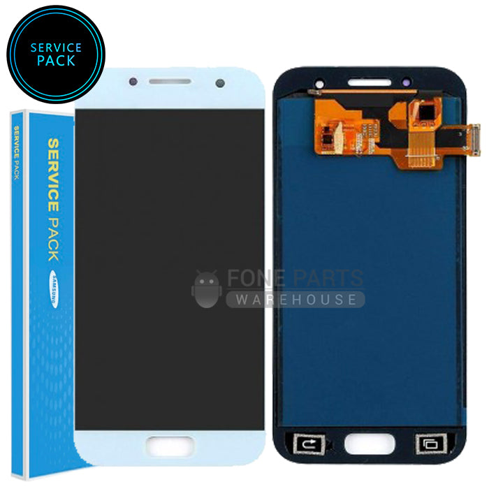 Galaxy A320 LCD Screen With Touch Digitizer Assembly (Genuine Service Pack) [Light Blue]