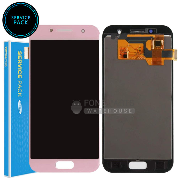 Galaxy A320 LCD Screen With Touch Digitizer Assembly (Genuine Service Pack) [Pink]