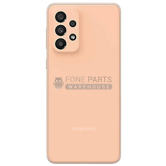 For Galaxy A33-5G (A336) Replacement Battery Back Cover [Peach]