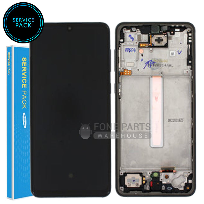 For Galaxy A33 5G (SM-A336) LCD Screen With Touch Digitizer Assembly and Frame (Genuine Service Pack) [black]