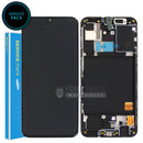 For Galaxy A40 (SM-A405) LCD Screen Touch Digitizer With Frame (Service Pack) [Black]