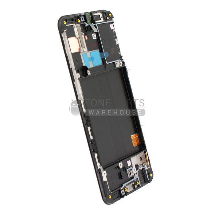 For Galaxy A40 (SM-A405) LCD Screen Touch Digitizer With Frame (Service Pack) [Black]