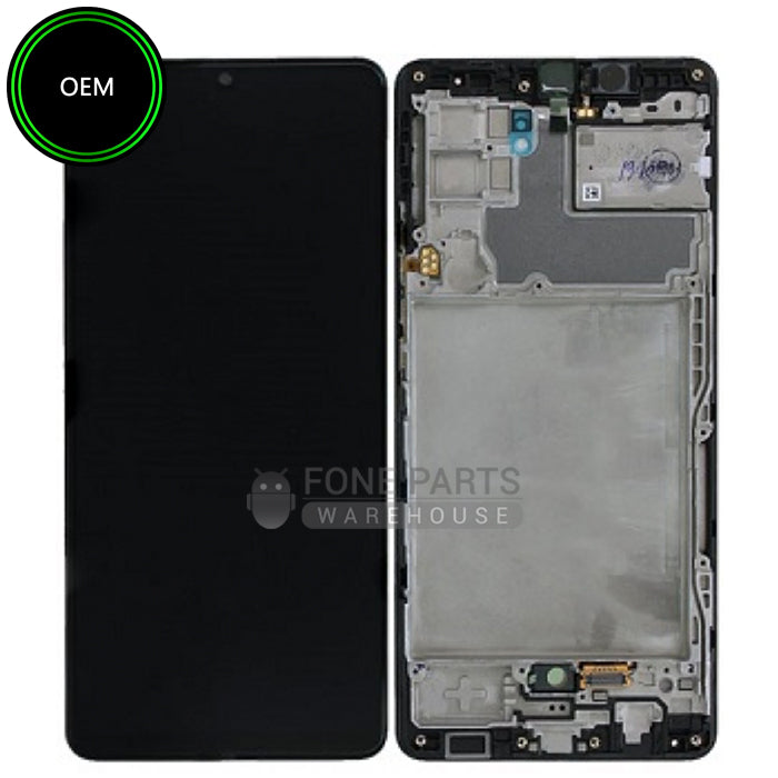 For Galaxy A42/5G (A426) LCD Screen With Touch Digitizer Assembly and Frame (OEM)