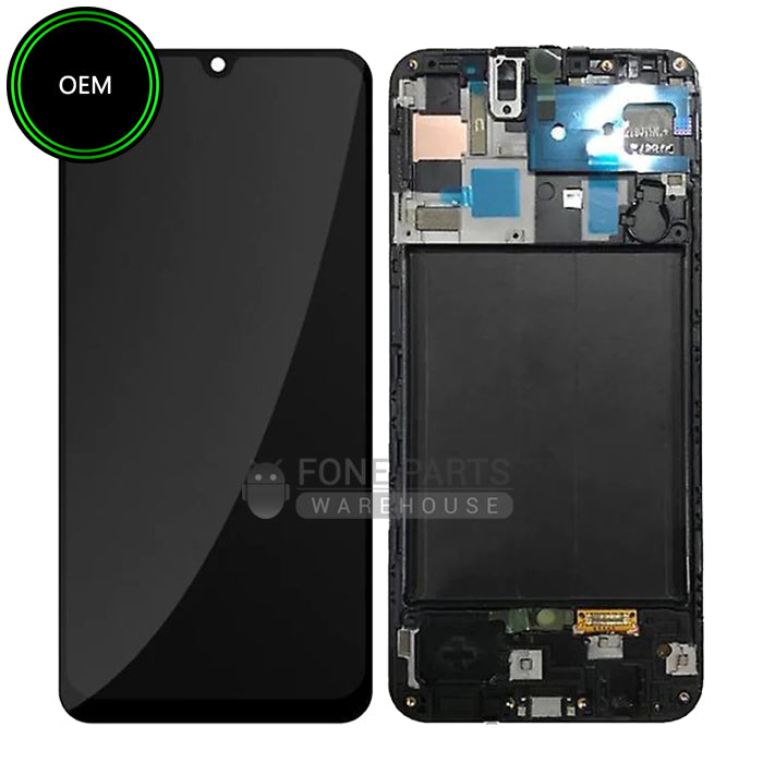 For Galaxy A50(A505) Replacement LCD Screen Touch Digitizer Assembly With Frame[OEM][Small]