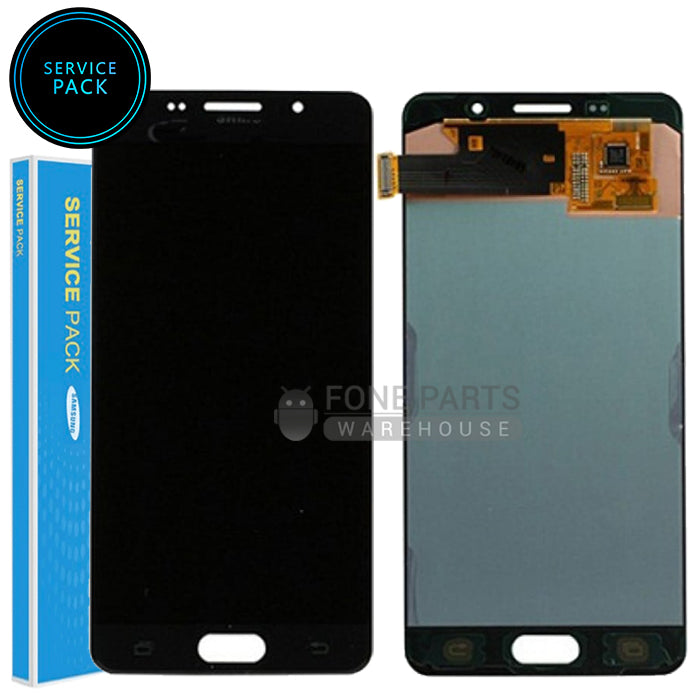 Galaxy A510 LCD Screen With Touch Digitizer Assembly (Genuine Service Pack) [Black]