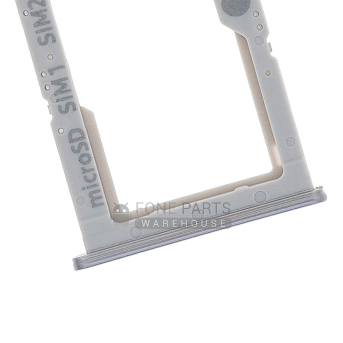 For Galaxy A51 (A515) / A71 (A715) Replacement Sim Tray [Prism Crush Silver]