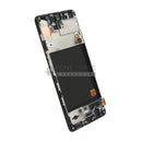For Galaxy A51 (A515) LCD Screen With Touch Digitizer Assembly and Frame (Genuine Service Pack)