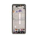 For Galaxy A53-5G (A536) LCD Screen With Touch Digitizer Assembly and Frame (Genuine Service Pack)[Black]