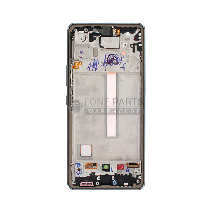 For Galaxy A53-5G (A536) LCD Screen With Touch Digitizer Assembly and Frame (Genuine Service Pack)[Black]