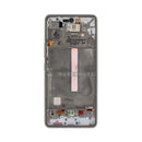 For Galaxy A53-5G (A536) LCD Screen With Touch Digitizer Assembly and Frame (Genuine Service Pack)[White]