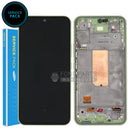For Galaxy A54 5G (SM-A546) LCD Screen With Touch Digitizer Assembly and Frame (Genuine Service Pack) [Green]