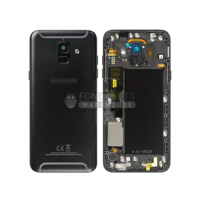 For Galaxy A6-2018(A600) Replacement Battery Back Cover Housing [Black]