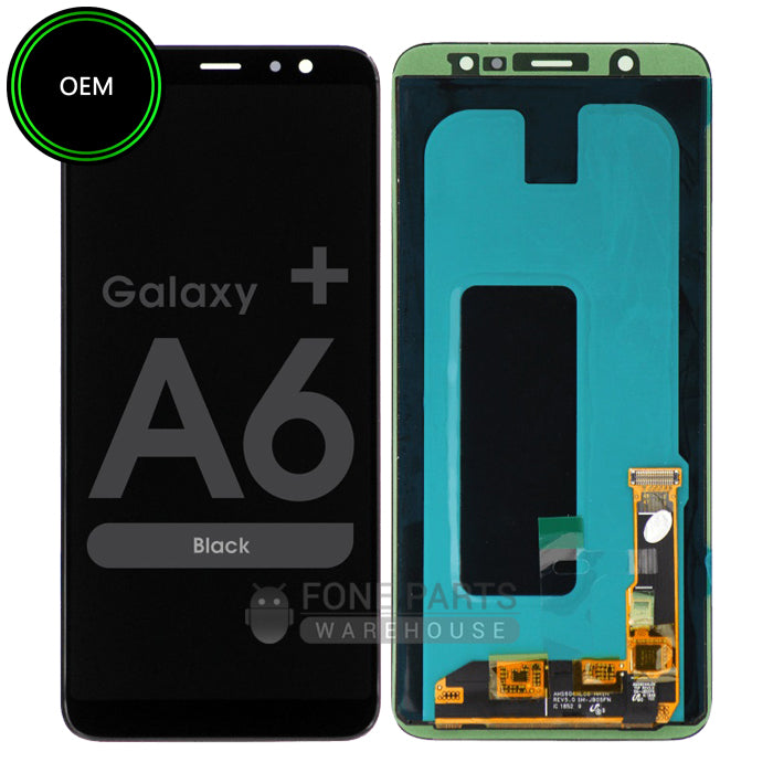 Galaxy A6 plus (A605) / J8 Plus (J805) LCD Screen With Touch Digitizer Assembly (OEM) [Black]