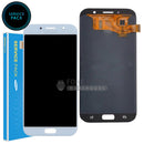 For Galaxy A7-2017 (A-720) LCD Screen With Touch Digitizer Assembly (Genuine Service Pack) [Light Blue]